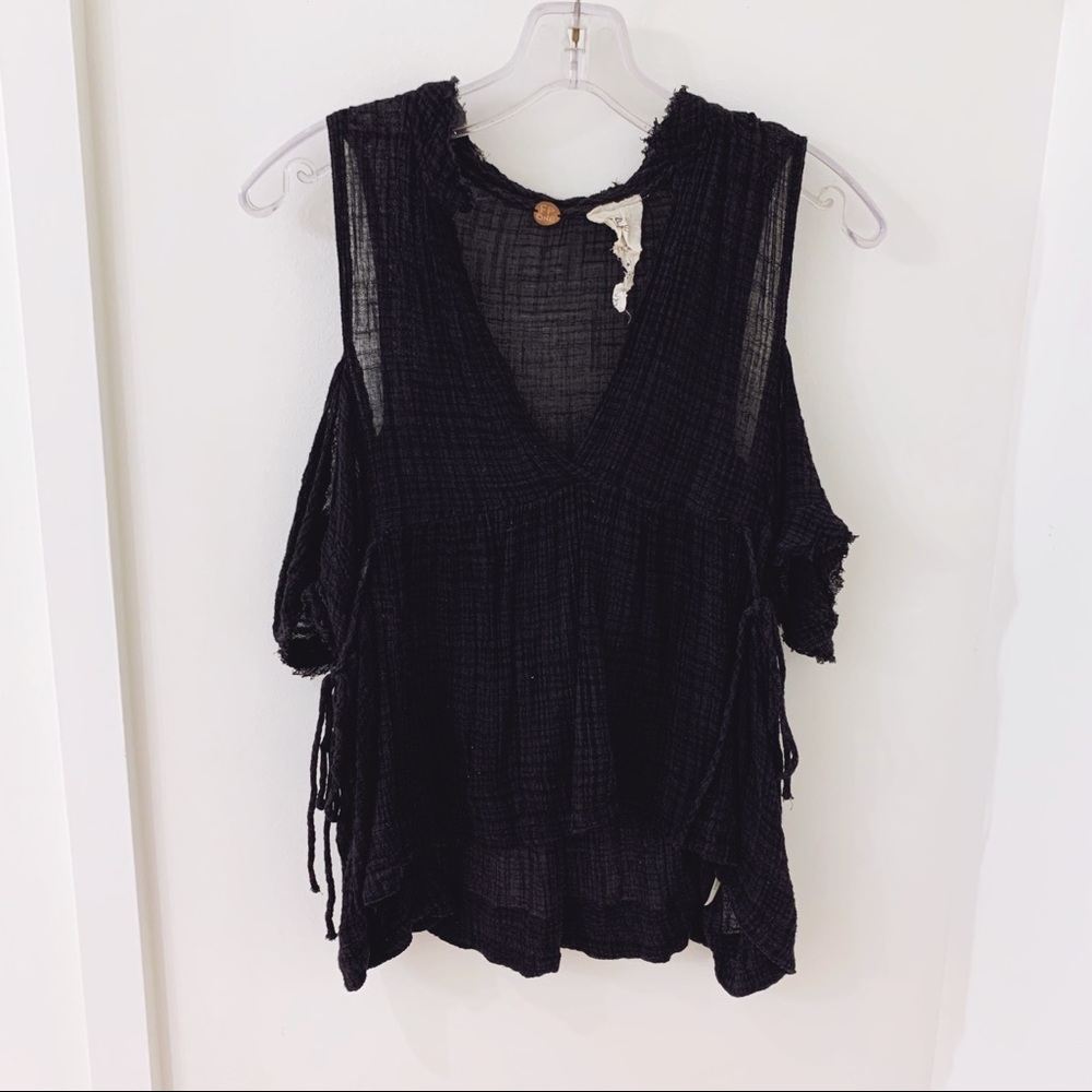 Free People Black Tank Top